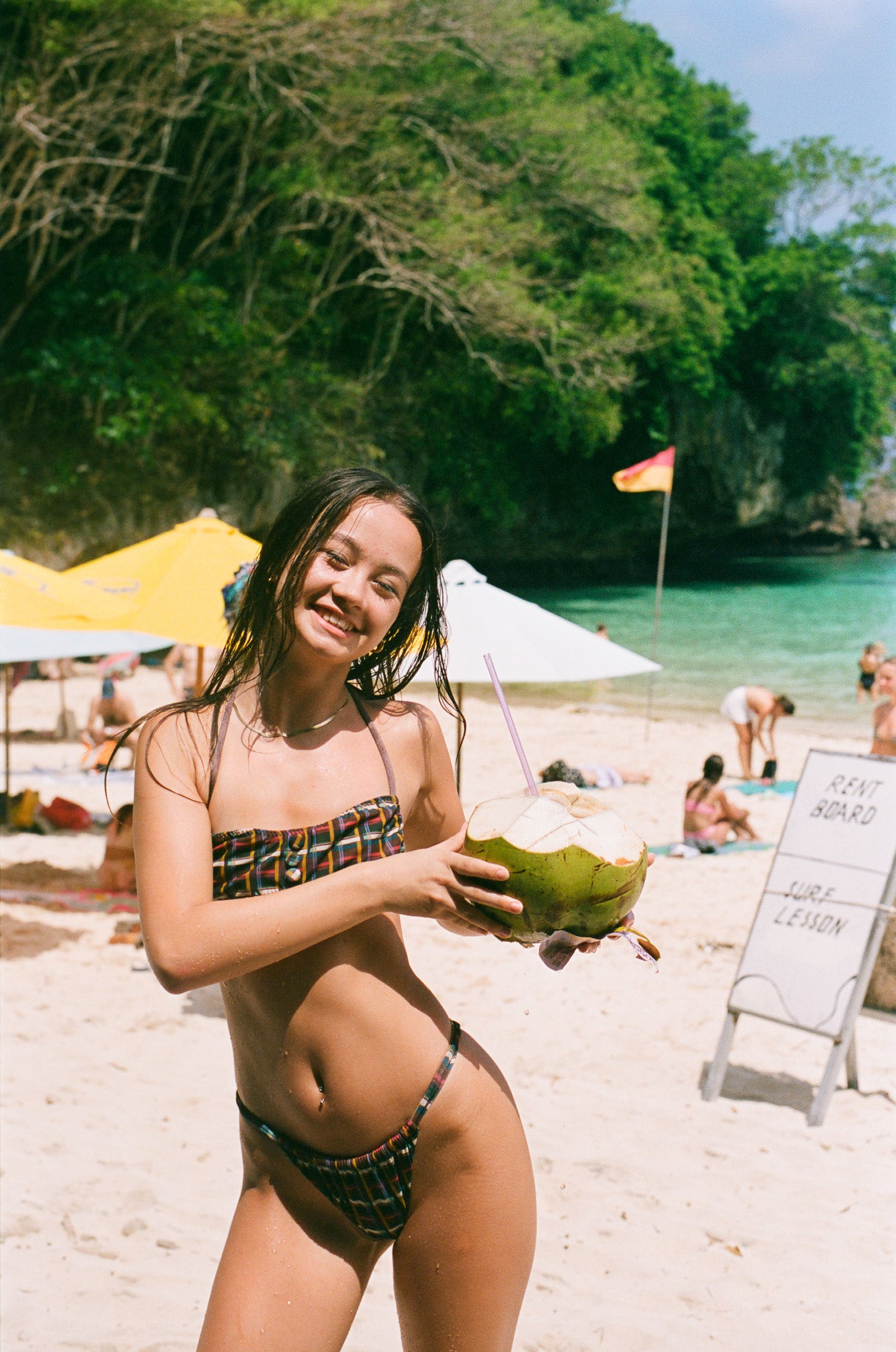 HANNI BOTTOM | MESH PLAID