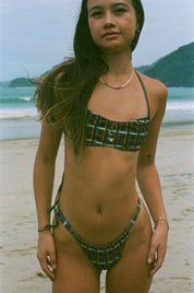 HANNI TOP | MESH PLAID