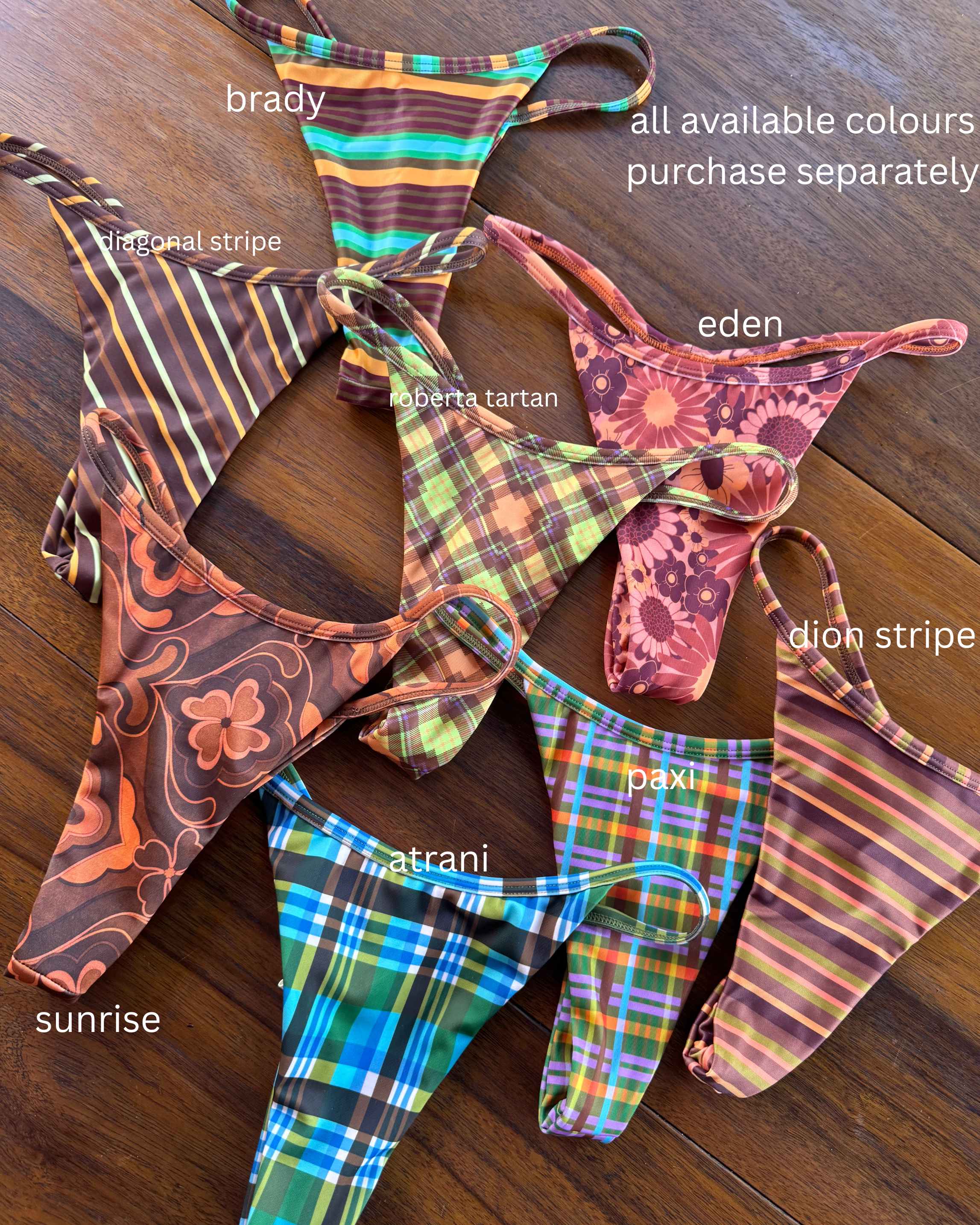 THONG BOTTOM | DION STRIPE