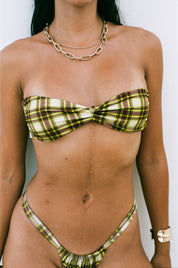 KINLEY TOP | ATHENA LIME TARTAN