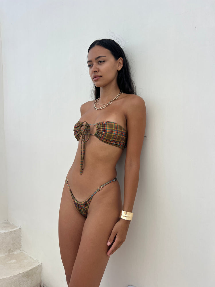 
                  
                    Pamela Bandeau top - Calista Tartan
                  
                