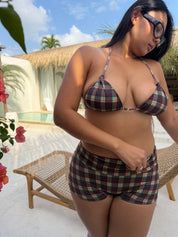 RHO SHORT | BROOKLYN PLAID