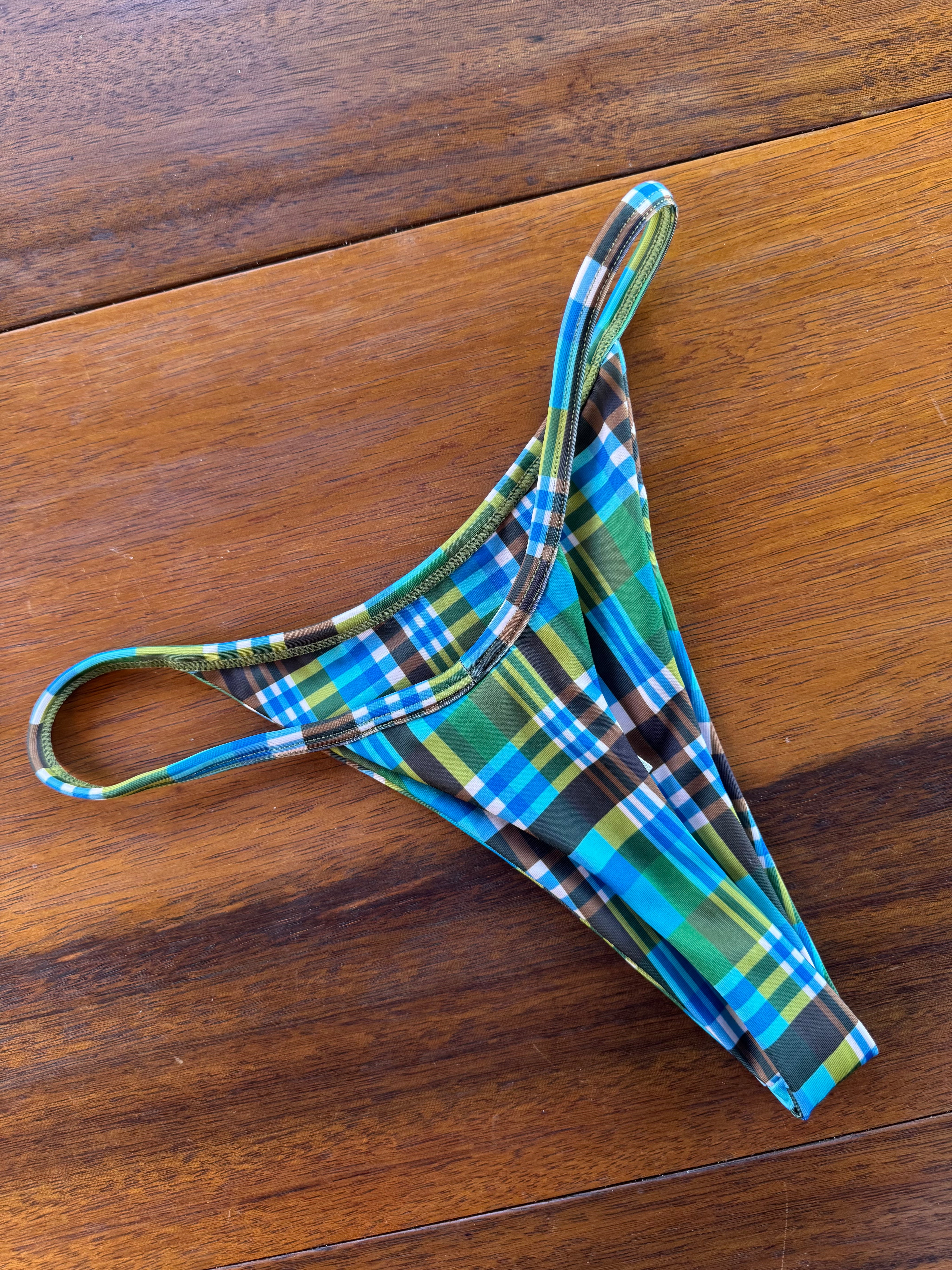 THONG BOTTOM | ATRANI PLAID