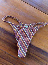 THONG BOTTOM | DIAGONAL STRIPE