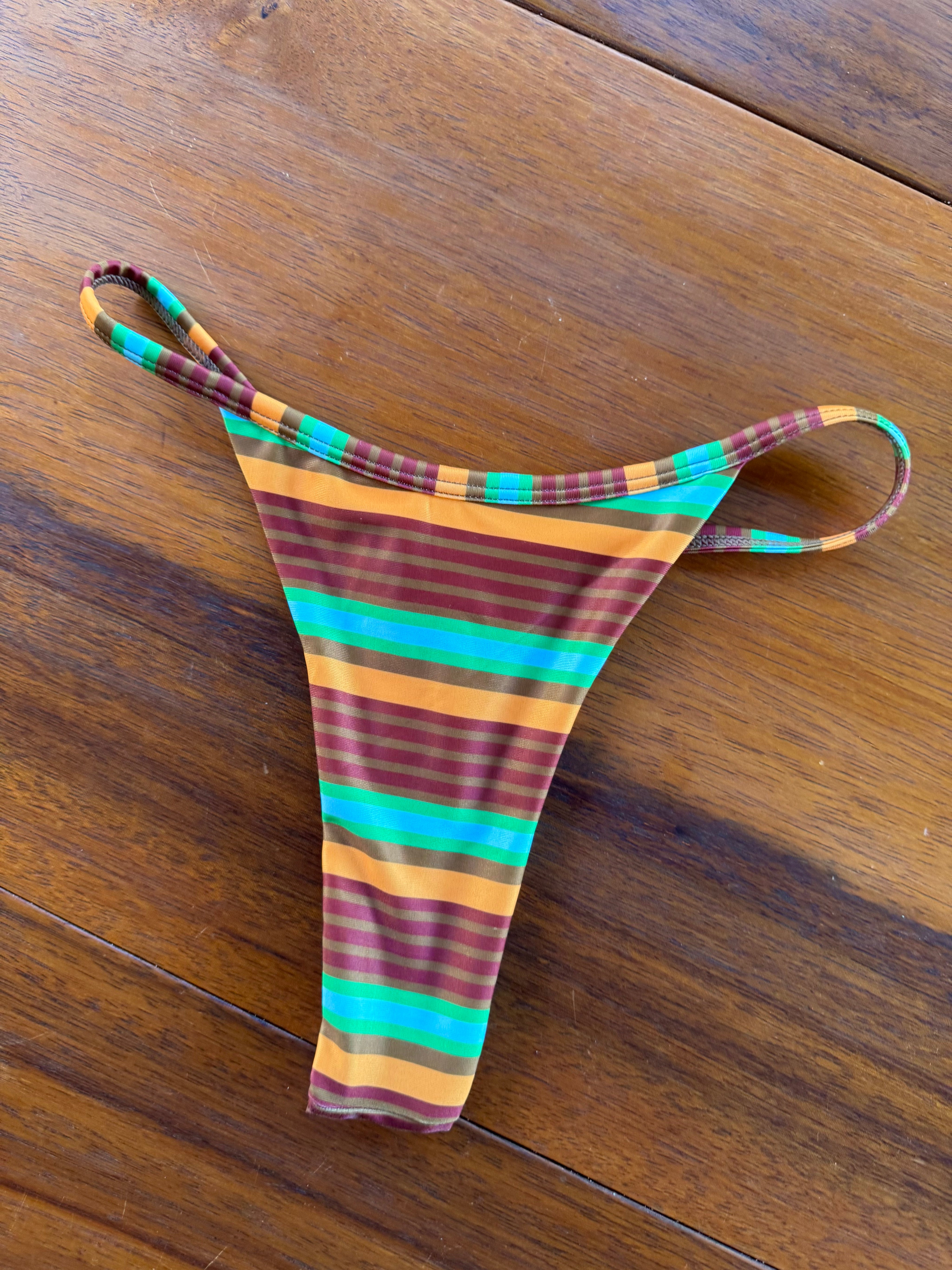 THONG BOTTOM | BRADY STRIPE