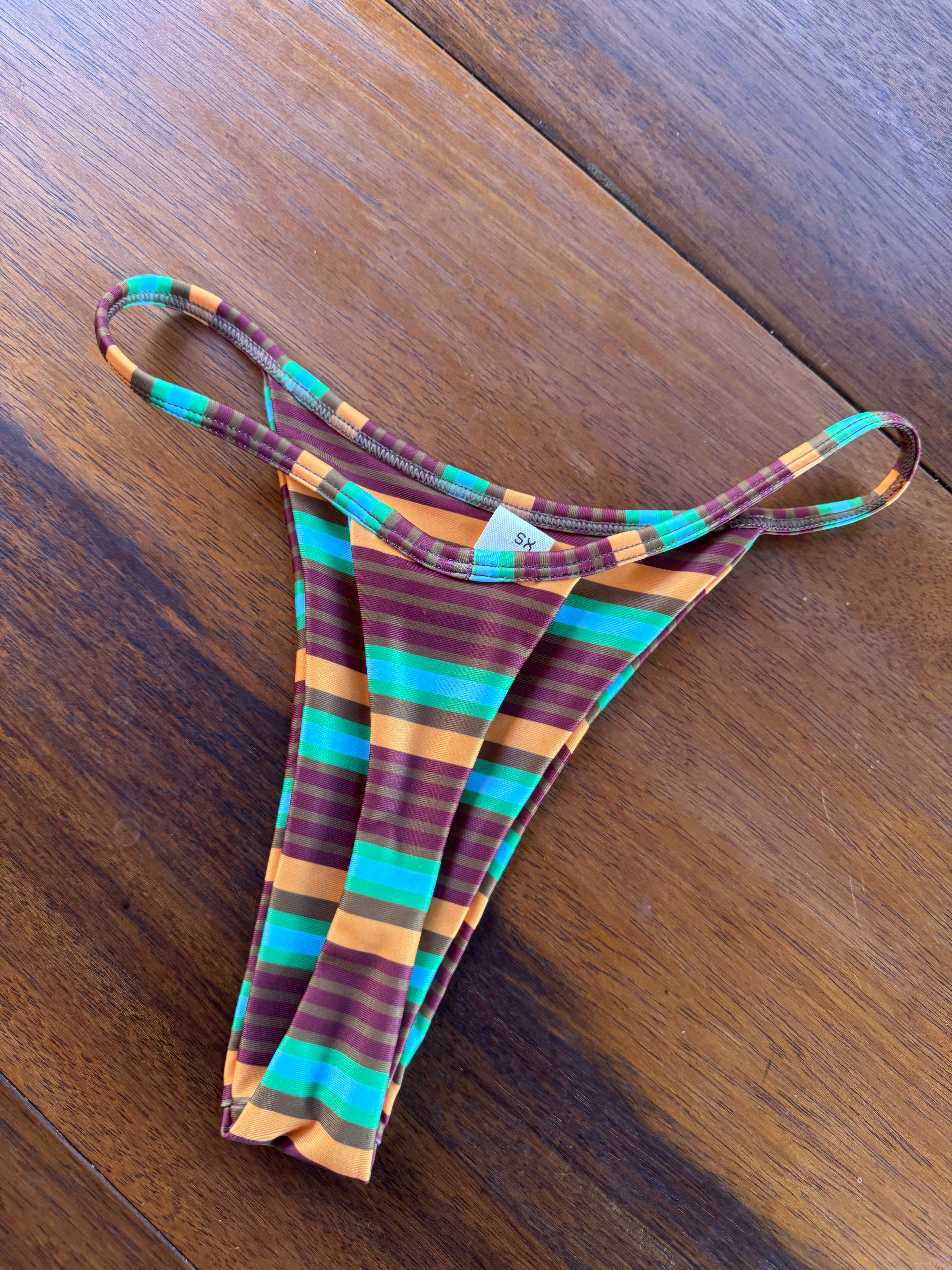 THONG BOTTOM | BRADY STRIPE